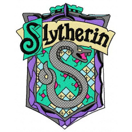 Embroidery patchHarry Potter Sly Therin 8,1cm x 10cm