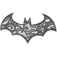 Embroidery patch Batman lace 10cm x 5,5cm