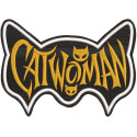 Embroidery patch Catwoman vintage 10cm x 7cm