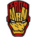 Parche bordado Iron Maan mask 6,6cm x 10cm