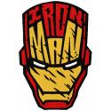 Parche bordado Iron Maan mask 6,6cm x 10cm