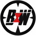 Embroidery patch Black Widow 8cm