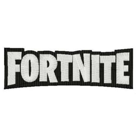 Parche bordado Fortnite wordmark 10cm x 3cm