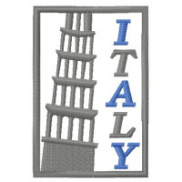 embroidery patch italia 5,5cm x 5cm