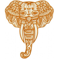 embroidery patch Elefant 10cm x 12cm