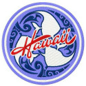 embroidery patch Hawaii 10cm