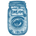embroidery patch Dream 7cm x 12cm