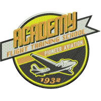 Embroidery patch Academy 10cm x 8cm