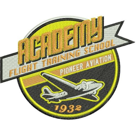 Embroidery patch Academy 10cm x 8cm