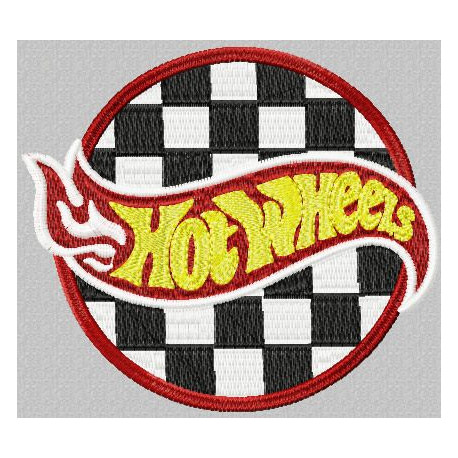 Parche bordado HOTWHEELS 9cm