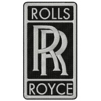 Patch embroidery Rolls Royce 5,5cm x 10cm