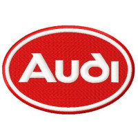 Patch embroidery AUDI 8cm x 5,5cm
