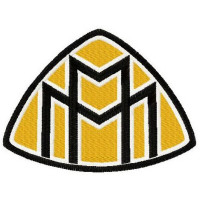 Parche bordado Maybach 7,5cm x 5,5cm