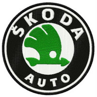 Patch embroidery Skoda 8cm