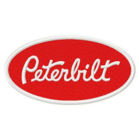Patch embroidery Peterbilt 10cm x 5cm