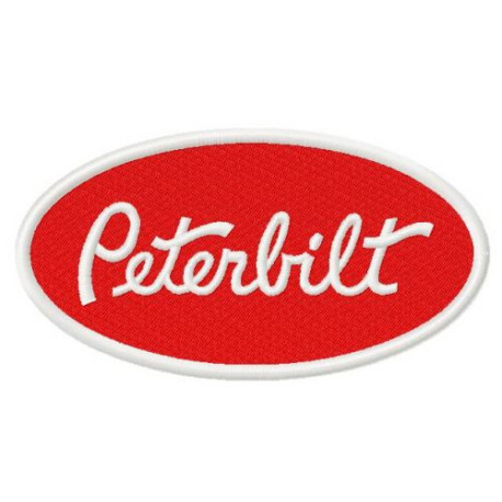 Patch embroidery Peterbilt 10cm x 5cm