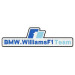 Patch embroidery Williams F1 BMW 13,5cm x 3,5cm