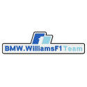 Parche bordado Williams F1 BMW 13,5cm x 3,5cm