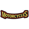 Parche bordado Motorcycle 10cm x 3cm
