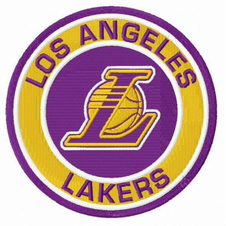 embroidery patch Los Angeles Lakers 8cm 