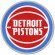 embroidery patch Detroit Pistons 8cm