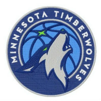 embroidery patch Minnesota Timberwolves 8cm 