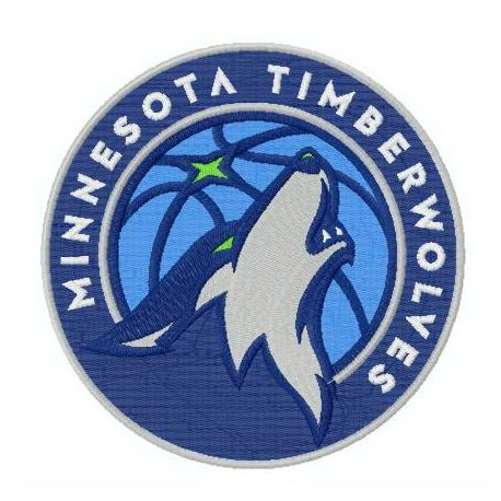 embroidery patch Minnesota Timberwolves 8cm 