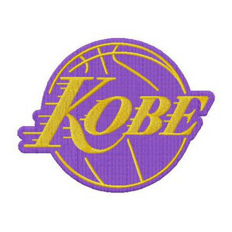 embroidery patch Kobe Bryant Lakers 8cm 