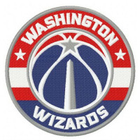 Parche bordado Washington Wizards 8cm 