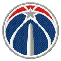 Parche bordado Washington Wizards 8cm 