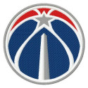 Parche bordado Washington Wizards 8cm 