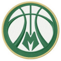 embroidery patch Milwaukee Bucks 8cm 