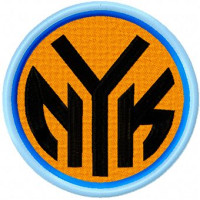 Parche bordado New York Knicks 8cm 
