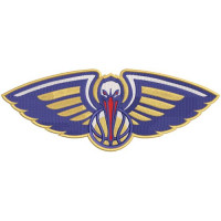 embroidery patch New Orleans Pelicans 10cm x 4cm
