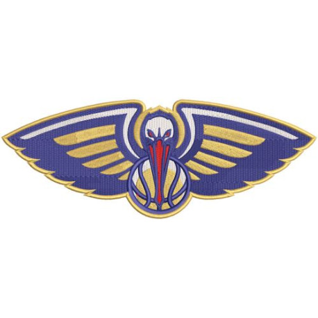 embroidery patch New Orleans Pelicans 10cm x 4cm