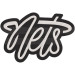embroidery patch Brooklyn Nets 8cm x 5cm
