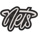 embroidery patch Brooklyn Nets 8cm x 5cm