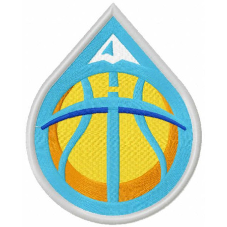 Parche bordado Denver Nuggets 8cm x 10cm