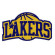 Parche bordado Lakers 10cm x 6cm 
