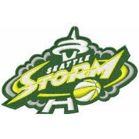 Parche bordado Seattle Storm 12cm x 8cm 