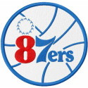 Parche bordado 87ers de Delaware 8cm 