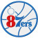 Parche bordado 87ers de Delaware 8cm 