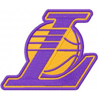 embroidery patch Los Angeles Lakers 10cm x 8cm