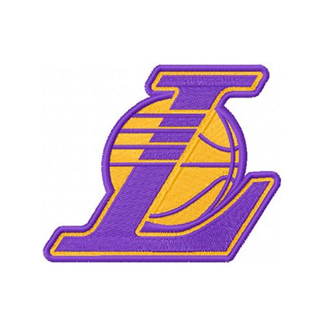 embroidery patch Los Angeles Lakers 10cm x 8cm
