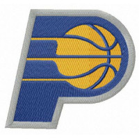 Parche bordado Indiana Pacers 5cm x 4,5cm