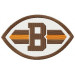 Embroidery patch Cleveland Browns 7,5cm x 4,5cm
