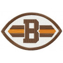 Parche bordado Cleveland Browns 7,5cm x 4,5cm