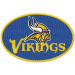 Parche bordado Minnesota Vikings 10cm x 7cm