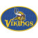 Parche bordado Minnesota Vikings 10cm x 7cm