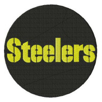 Embroidery patch Pittsburgh Steelers 8cm